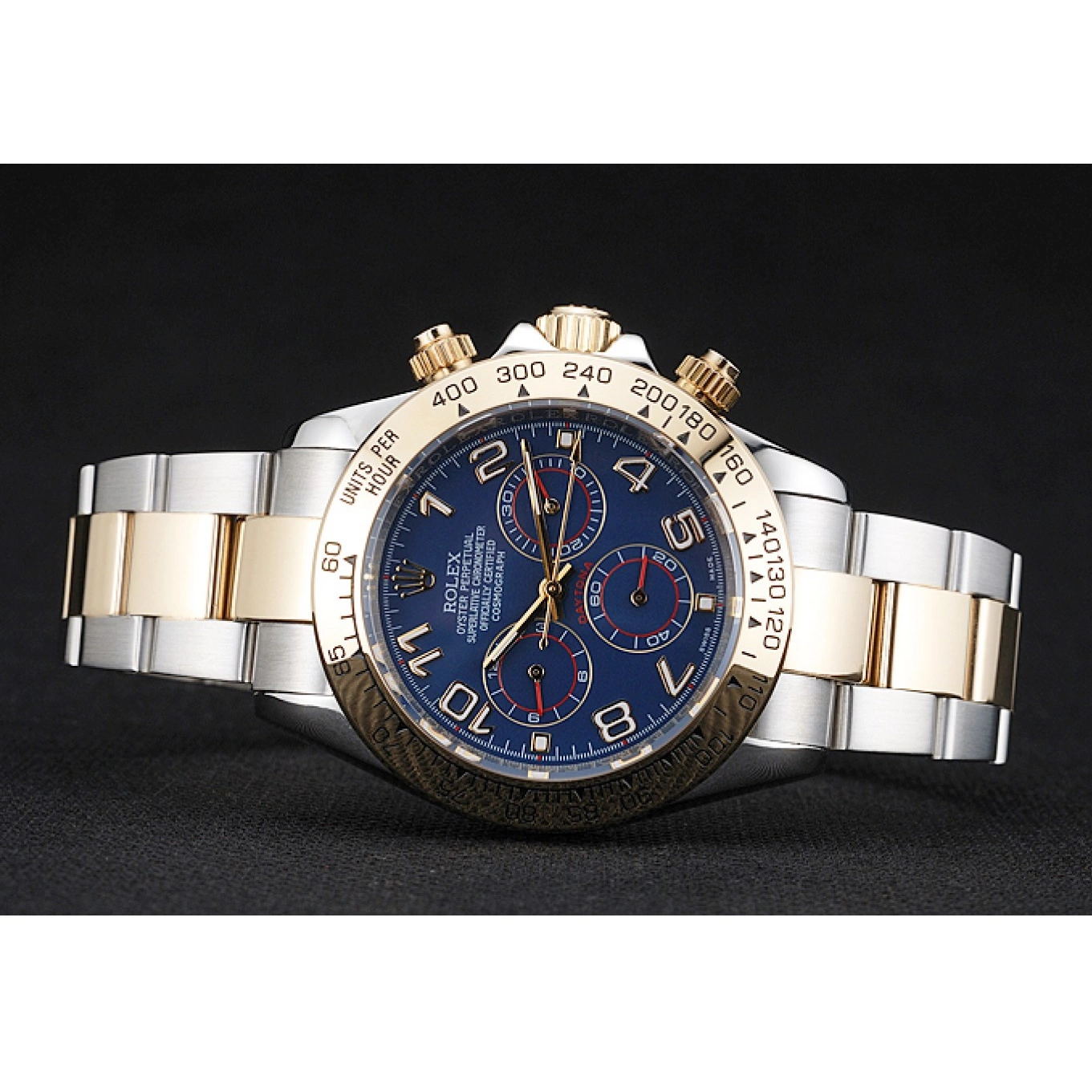 Good copy rolex watches Daytona Two 1454246 Rolex Dial Tone Bracelet Cosmograph Steel Blue Stainless 0614